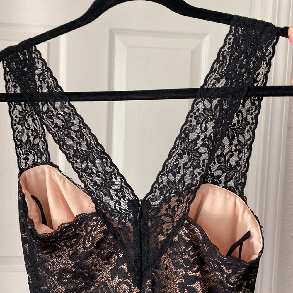 RARE NWOT Nicole Miller | Black Lace Mini Dress | Small